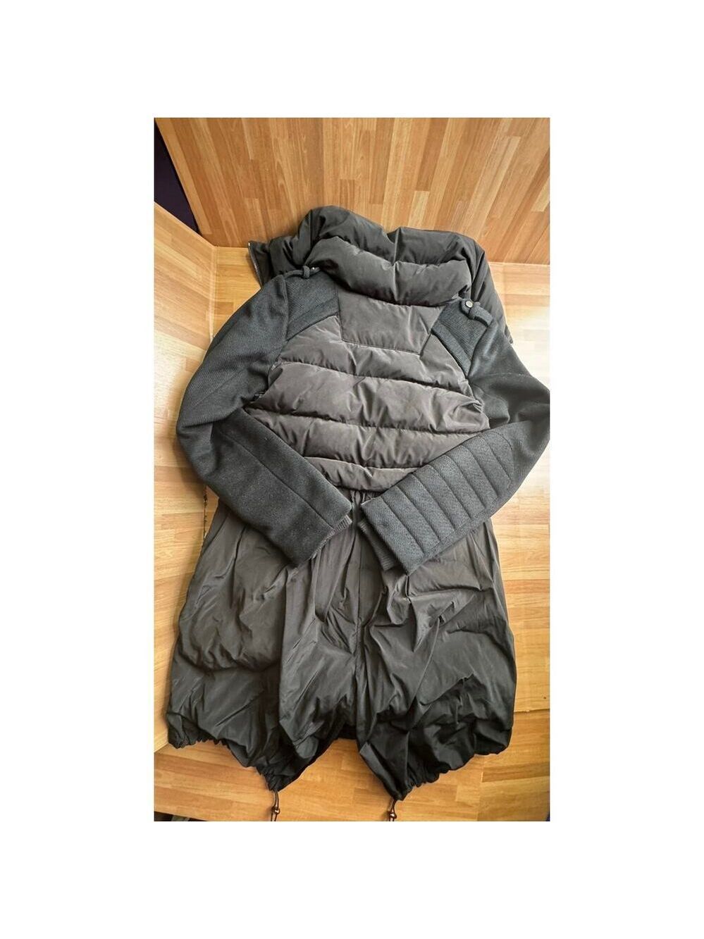 Ashley B Down Fish Tail Mixed-Media Parka, size small - Picture 4 of 12